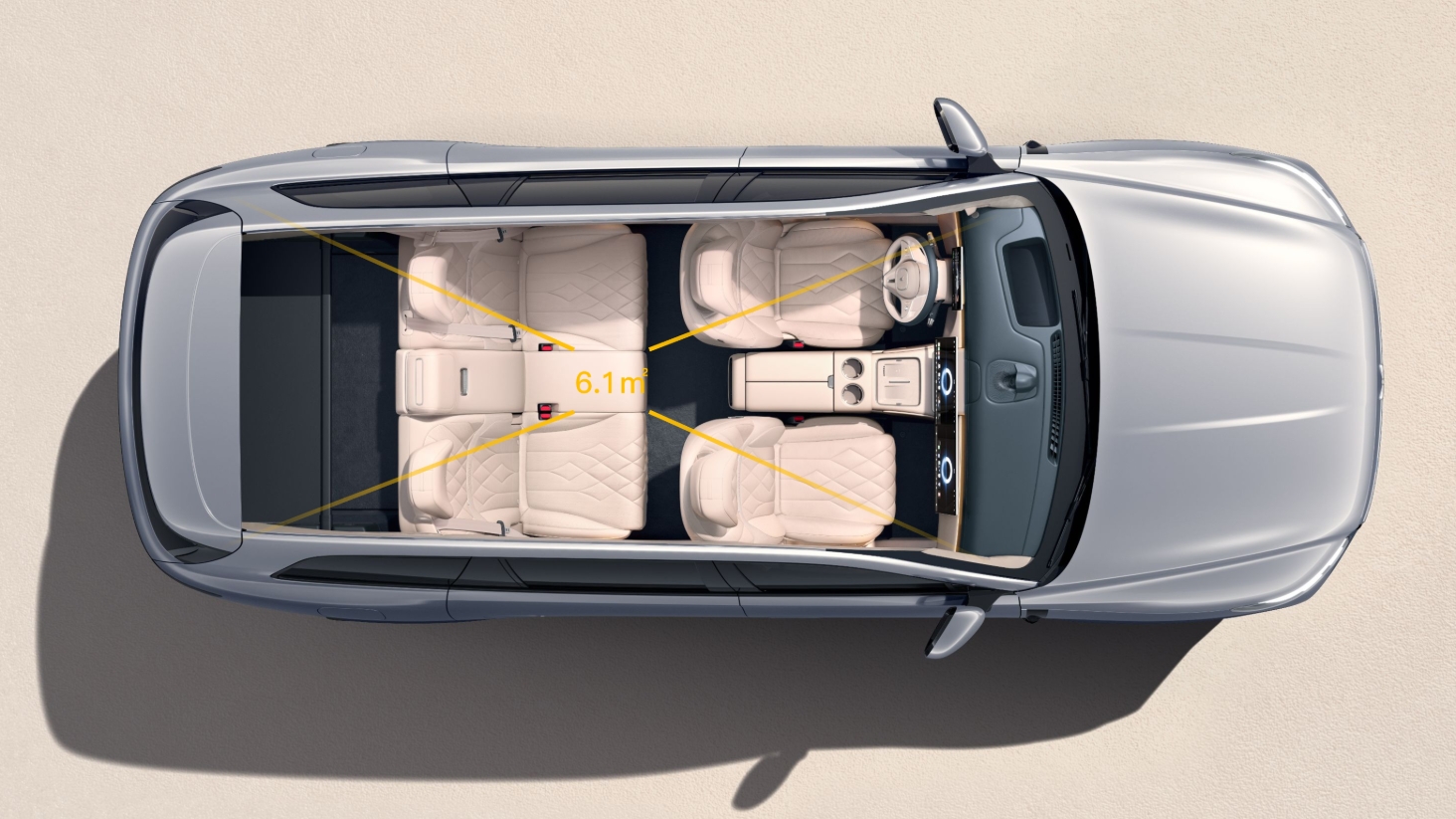 Voyah Taishan X8 PHEV. Інтер'єр і комфорт