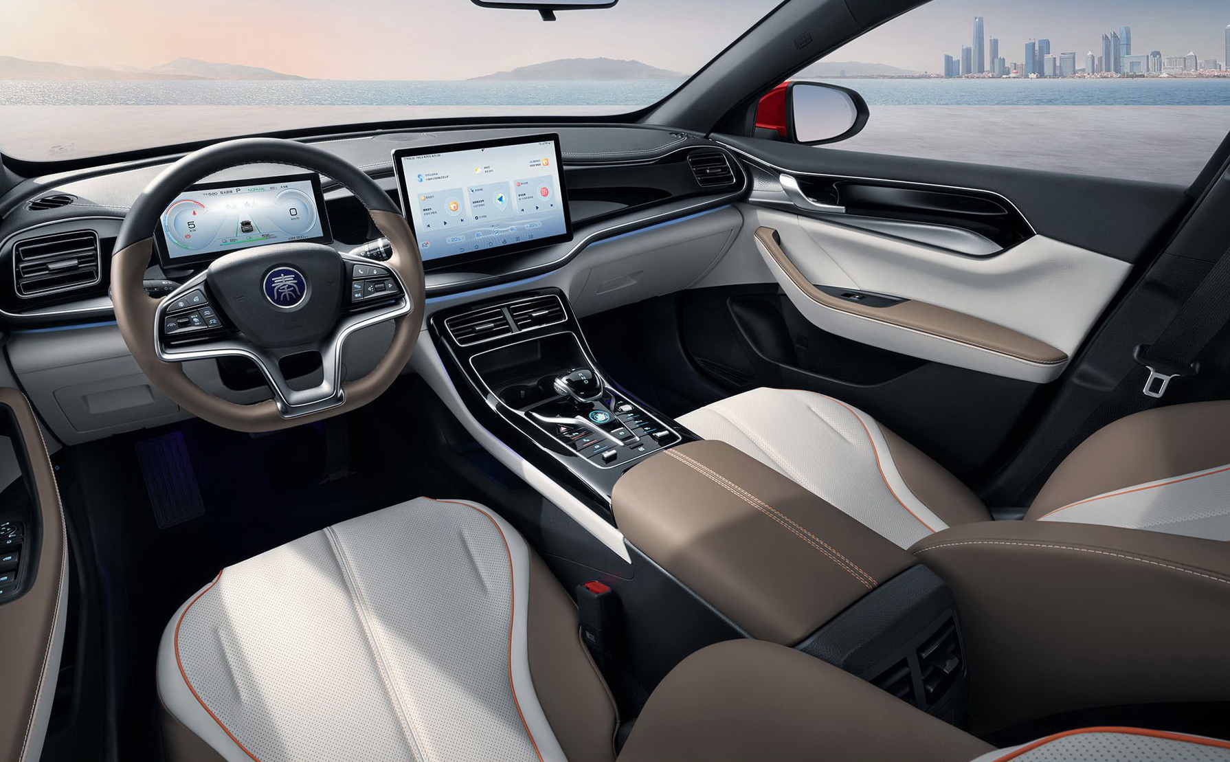BYD Qin DM-i. Интерьер и комфорт
